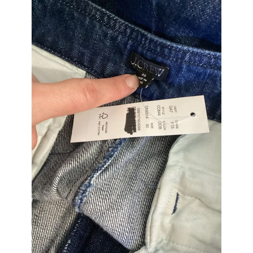 J. Crew 1984 Mack Tapered Jeans Pleats High Rise Cotton 30